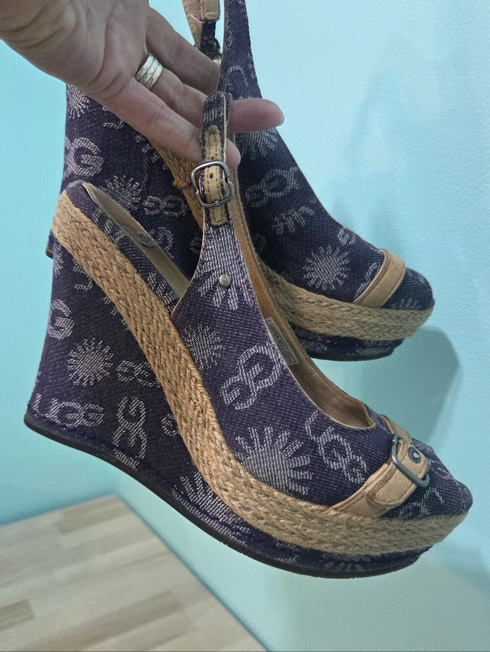 Ugg WEDGES SIZE 8 In Great Condition VINTAGE UGG Y2K Wedges 90s
